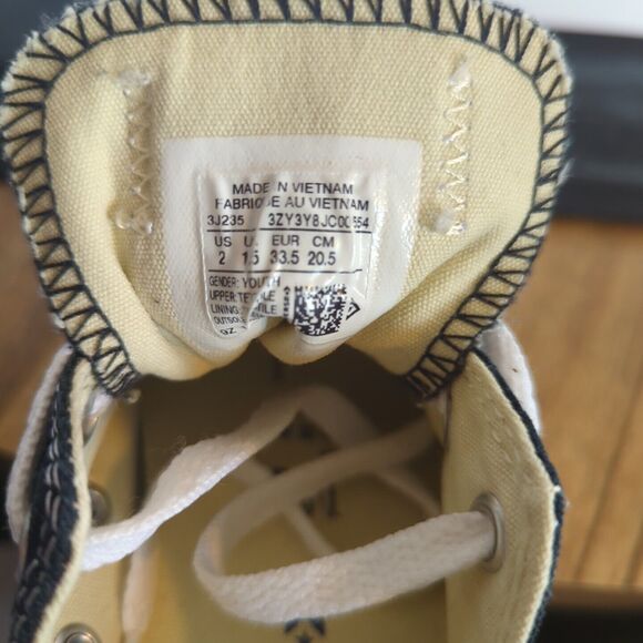 Converse Chuck Taylor All Star Low Youth's Sneakers Size 2 Black - Picture 8 of 8